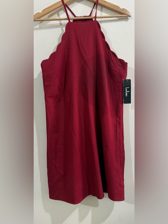 Lulus Dresses & Skirts - Lulu's Burgundy Halter Dress